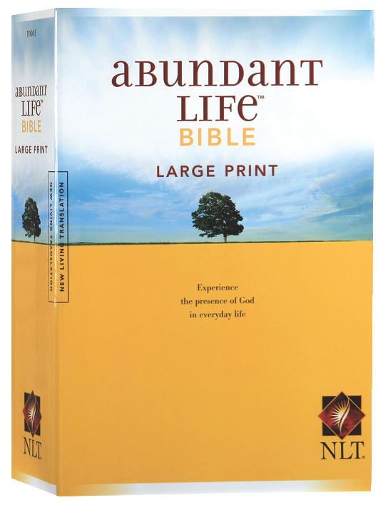 NLT Abundant Life Bible Large Print (Black Letter Edition)