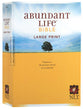NLT Abundant Life Bible Large Print (Black Letter Edition)