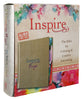 NLT Inspire Prayer Bible Metallic Champagne Gold (Black Letter Edition)