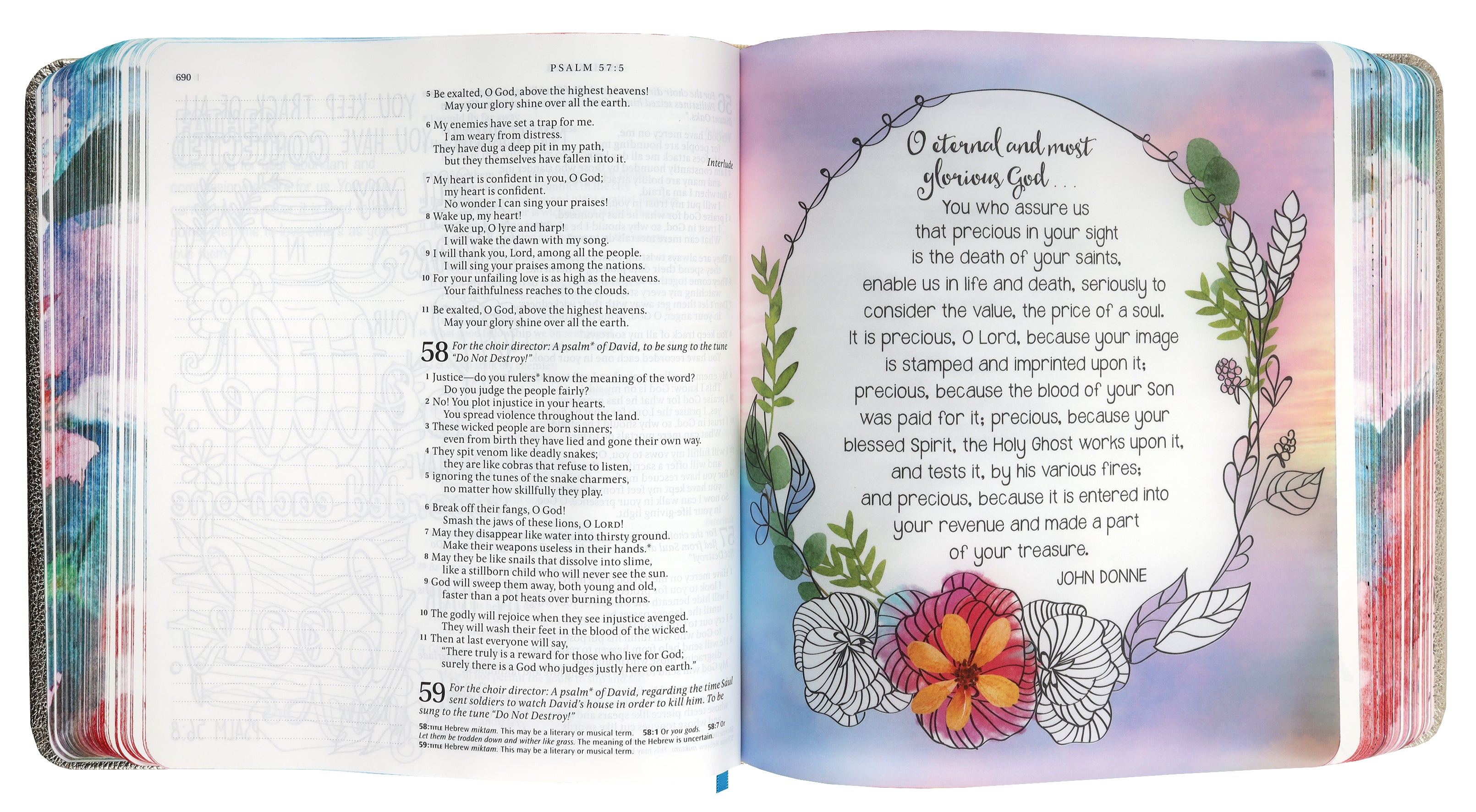 NLT Inspire Prayer Bible Metallic Champagne Gold (Black Letter Edition)
