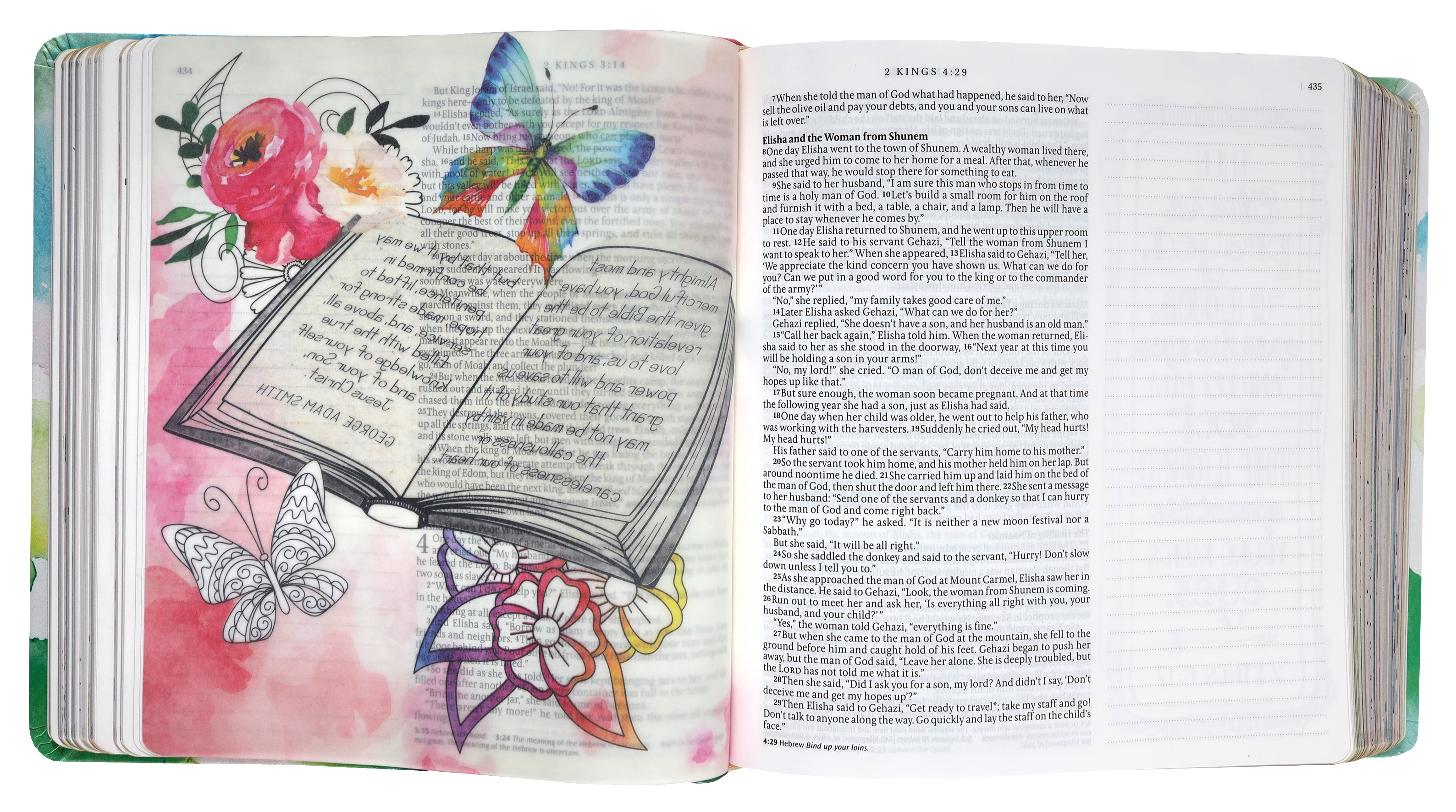 NLT Inspire Prayer Bible Joyful Colors With Gold Foil Accents (Black Letter Edition)