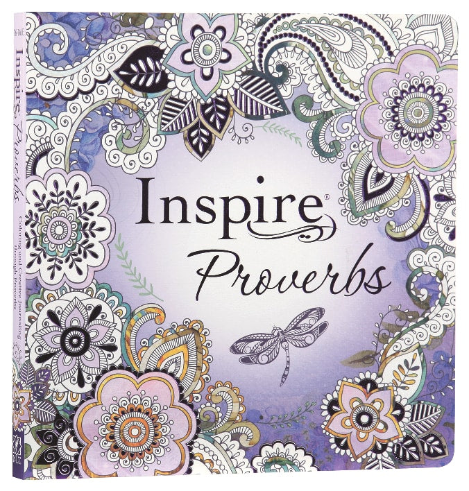 NLT Inspire Proverbs Creative Journaling Bible (Black Letter Edition)