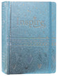 NLT Inspire Bible For Girls Metallic Blue (Black Letter Edition)