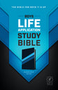 NLT Boys Life Application Study Bible Midnight Blue (Black Letter Edition)
