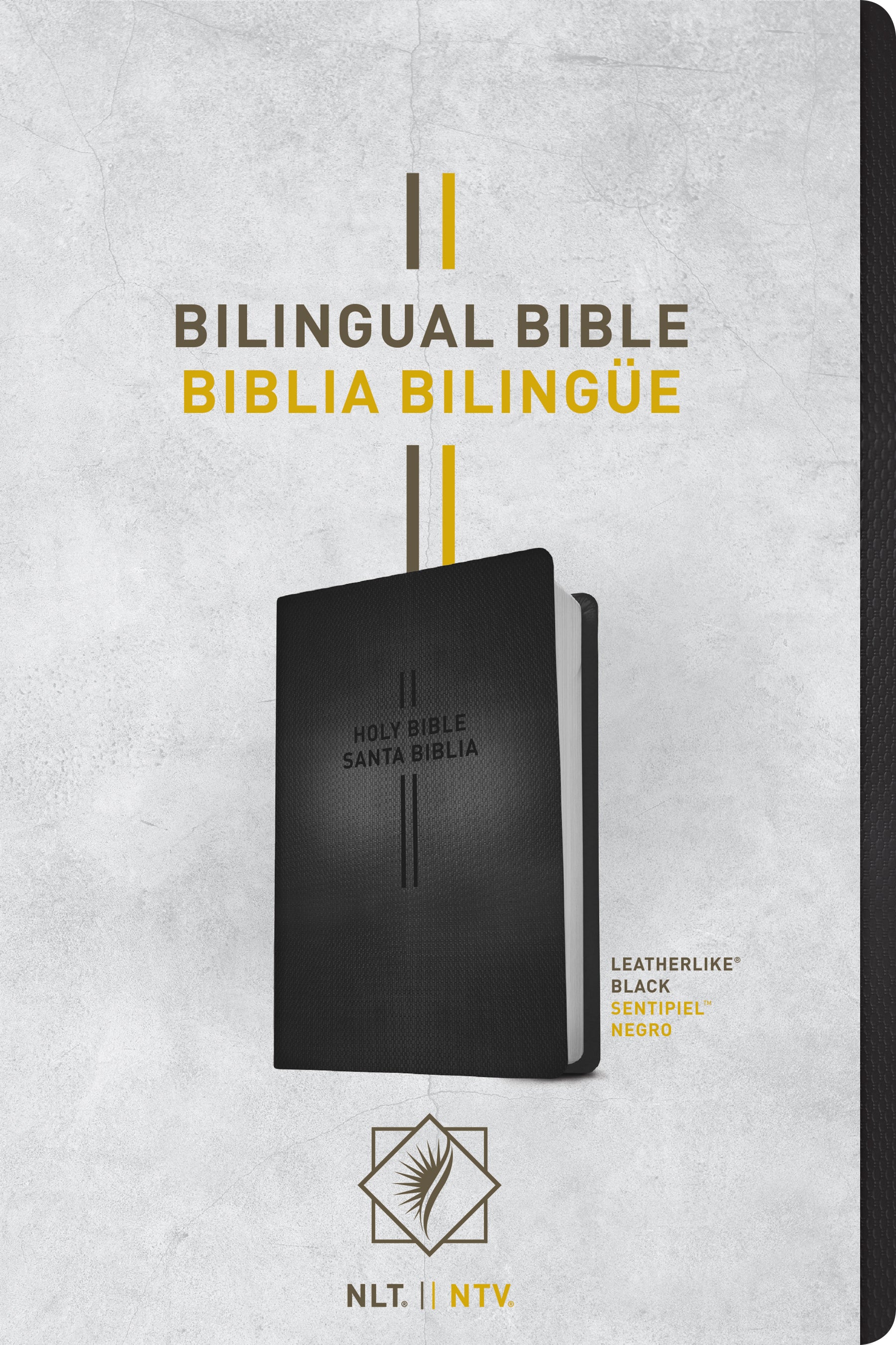 Nlt/Ntv Bilingual Bible/ Biblia Bilingue Black (Black Letter Edition)