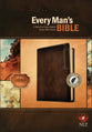 NLT Every Man's Bible Deluxe Explorer Edition Brown Indexed (Black Letter Edition)