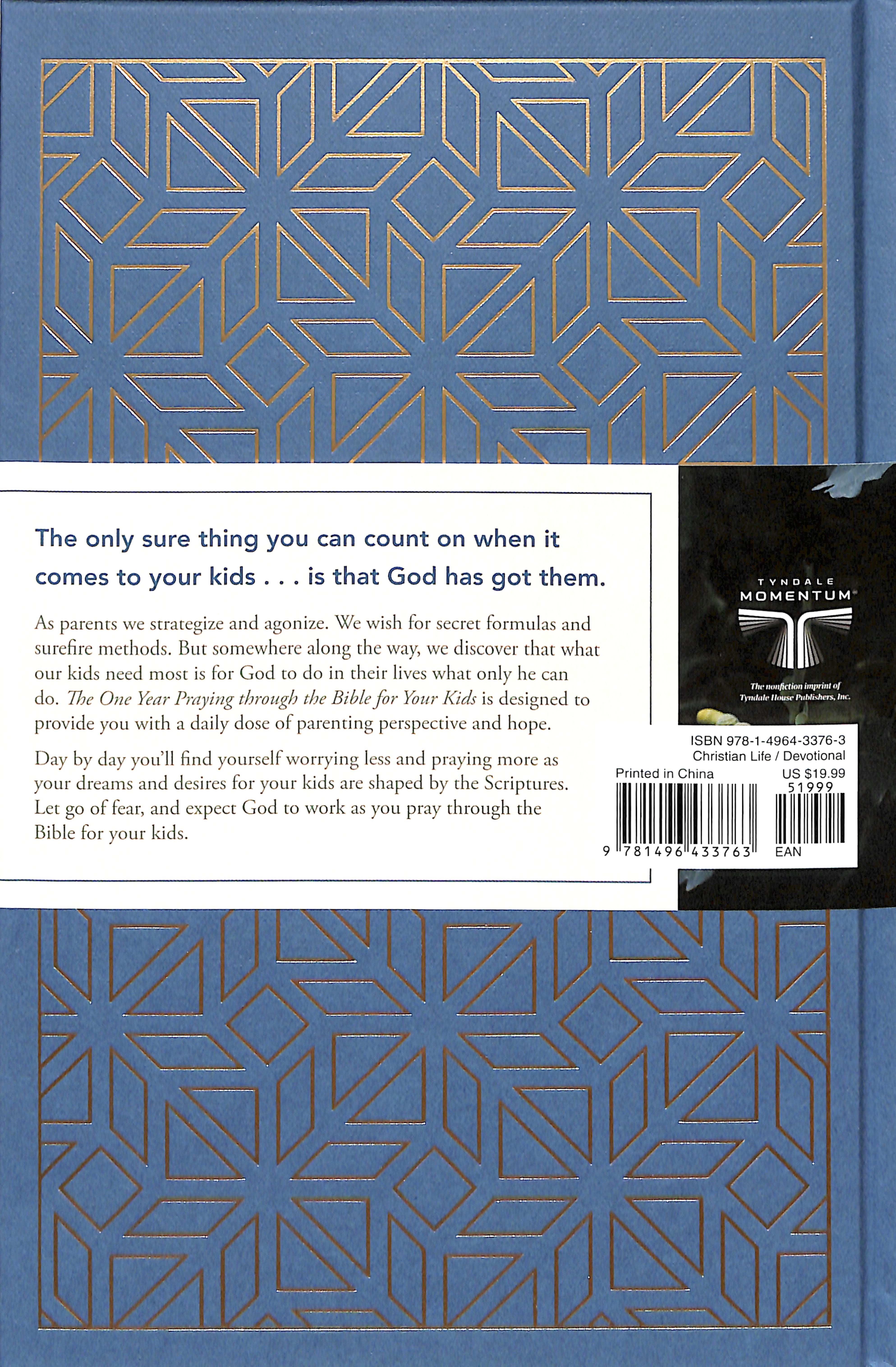 The One Year Praying Through the Bible For Your Kids