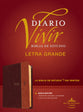 Rvr60 Biblia De Estudio Del Diario Vivir Letra Grande Cafe/Cafe Claro (Red Letter Edition) (Large Print Study Bible)