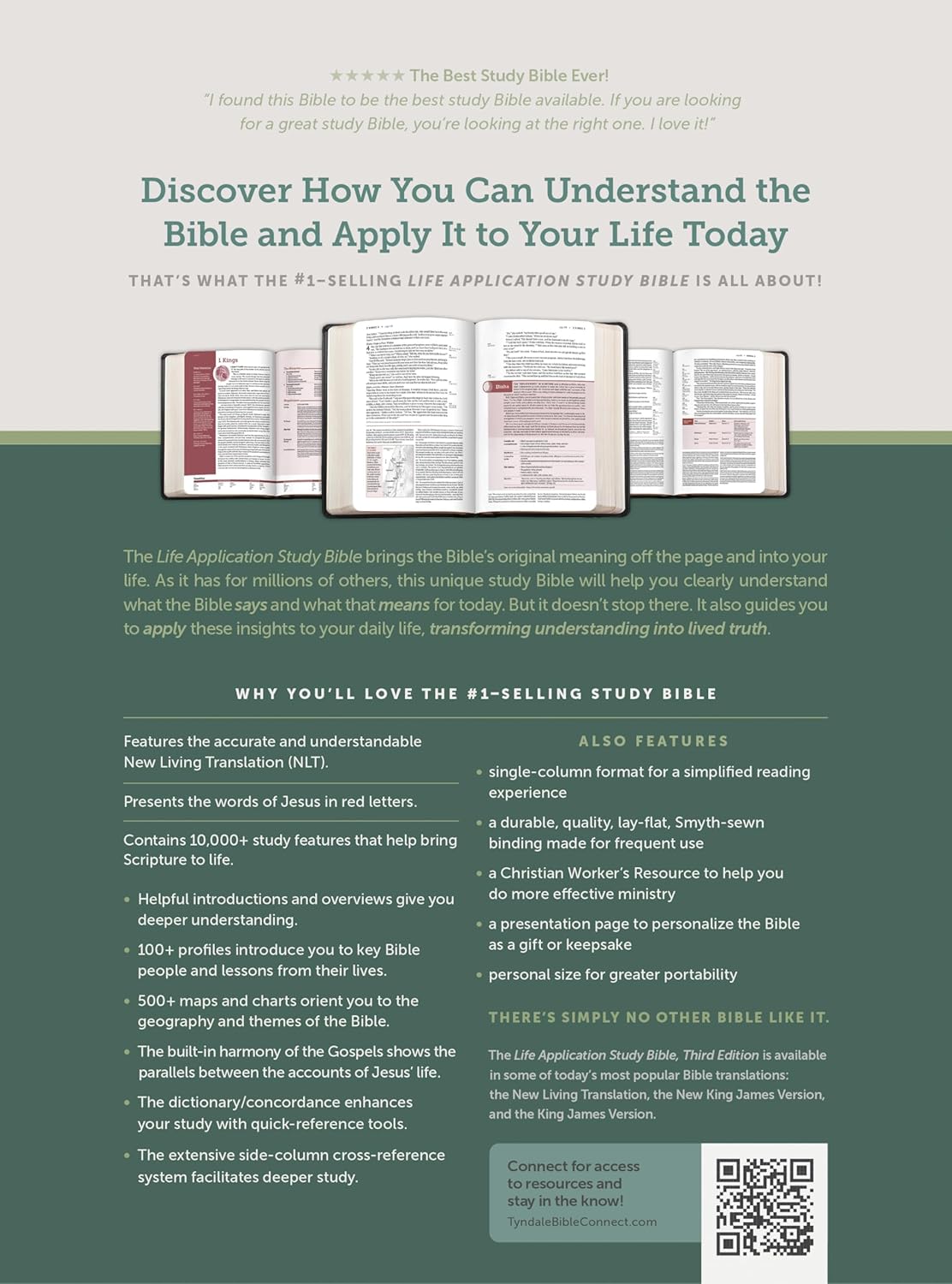 NLT Life Application Study Bible 3rd Edition Brown/Mahogany (Red Letter Edition)