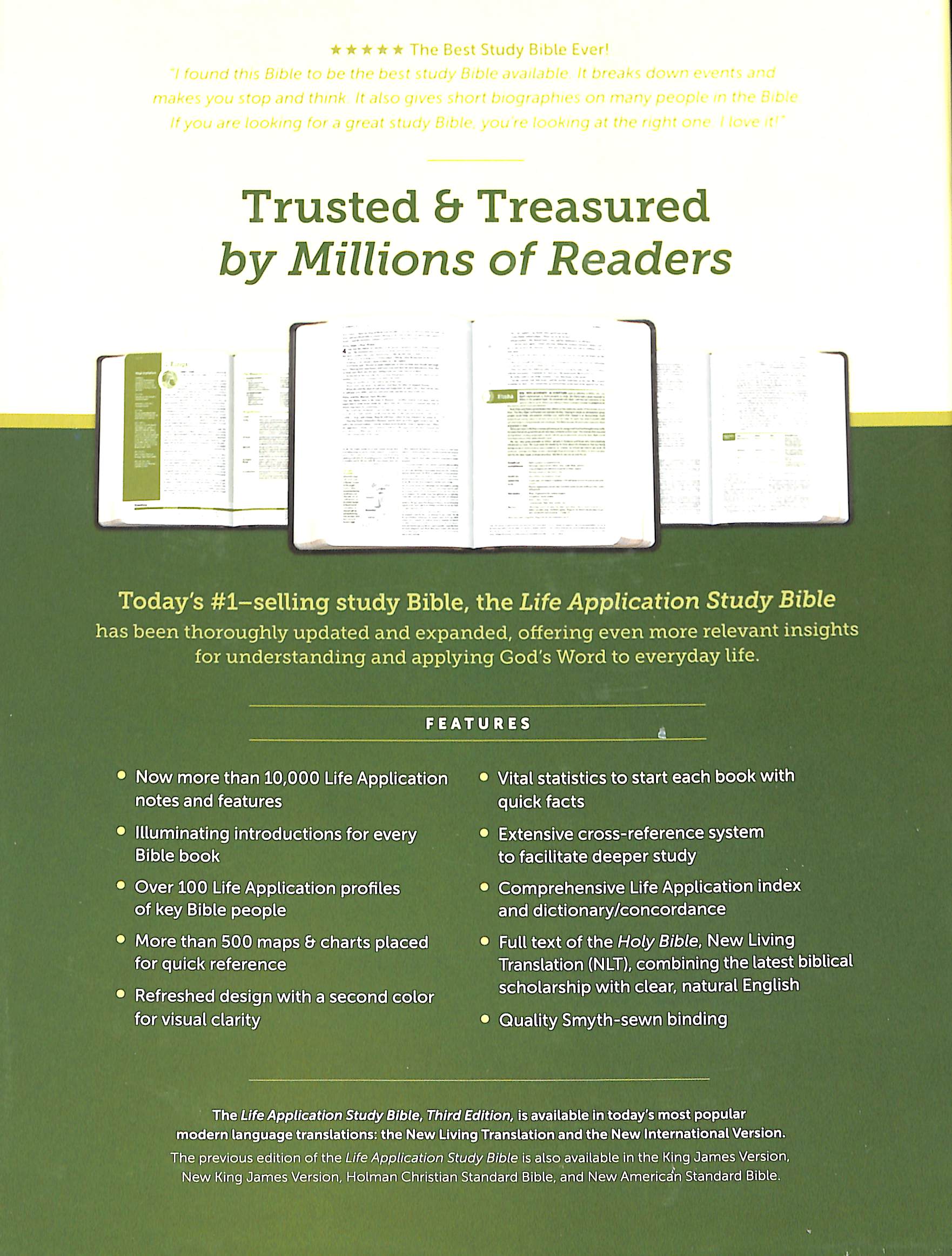 NLT Life Application Study Bible 3rd Edition Brown/Mahogany (Red Letter Edition)