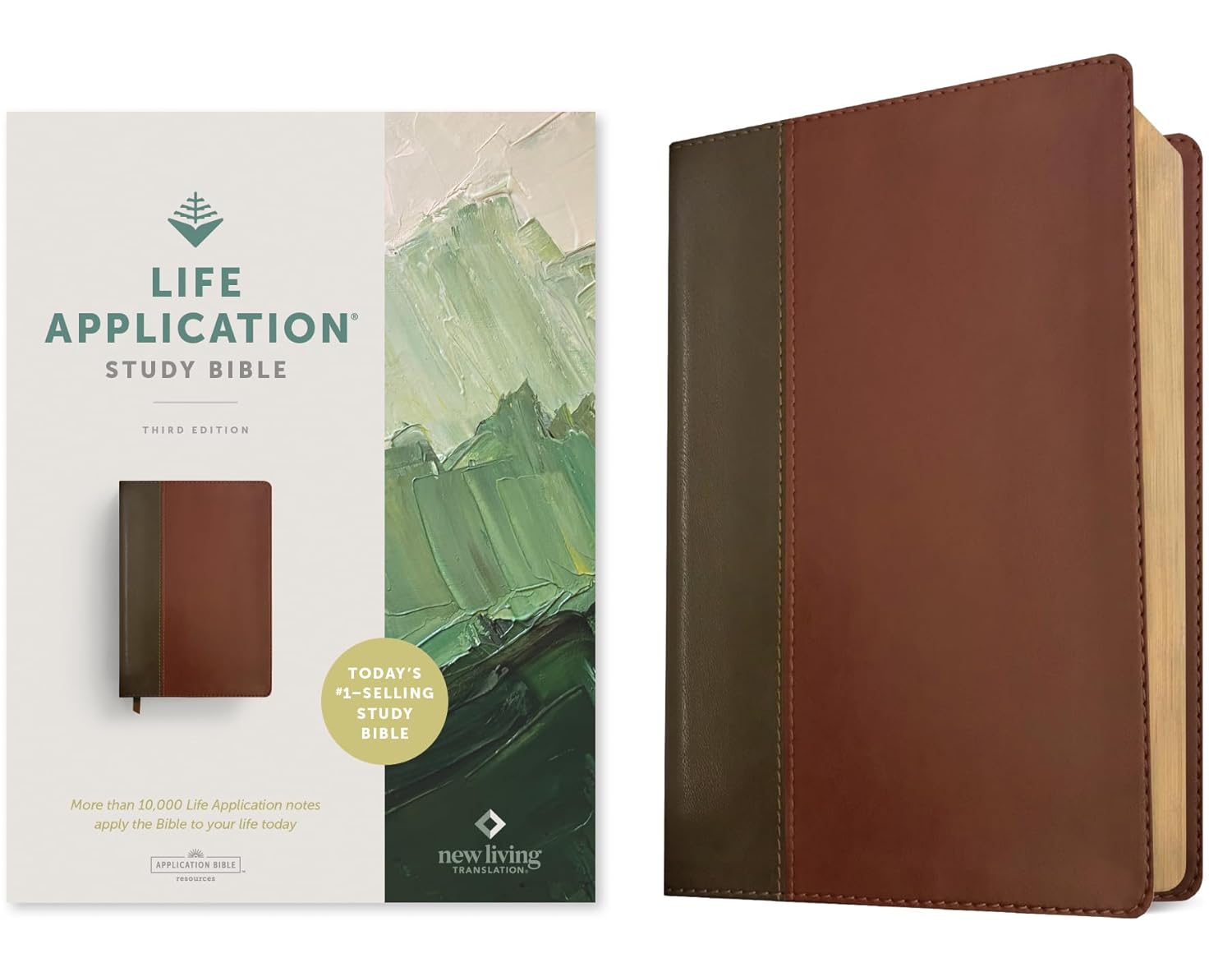 NLT Life Application Study Bible 3rd Edition Brown/Mahogany (Red Letter Edition)
