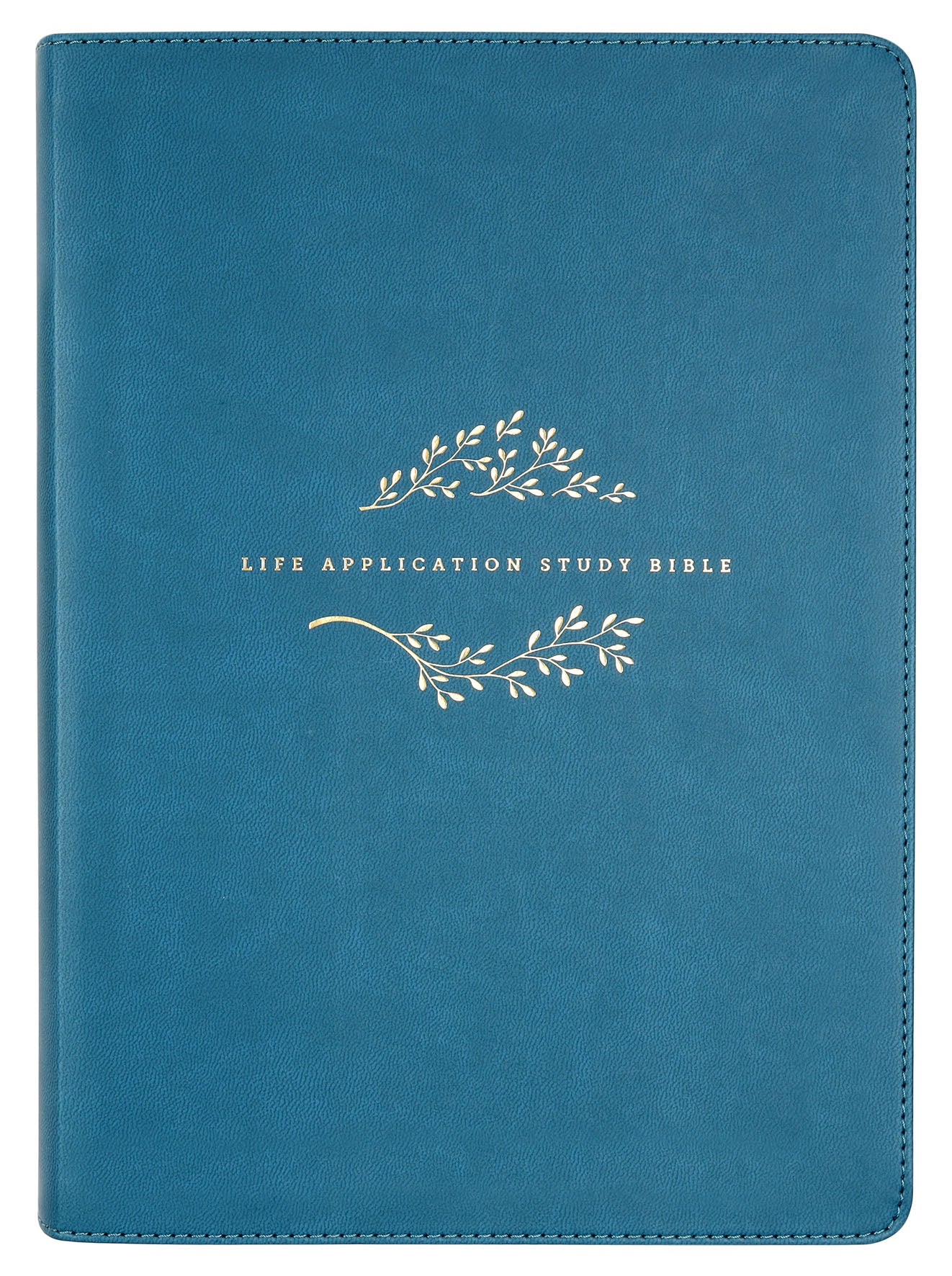 NLT Life Application Study Bible 3rd Edition Large Print Teal Blue Indexed (Red Letter Edition)