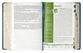 NLT Life Application Study Bible 3rd Edition Large Print Teal Blue Indexed (Red Letter Edition)