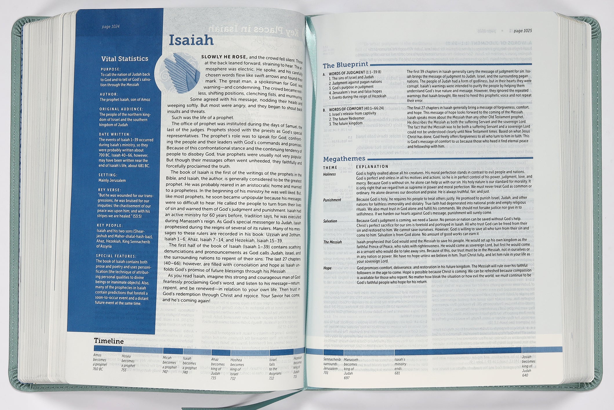 KJV Life Application Study Bible 3rd Edition Floral Frame Teal (Red Letter Edition)