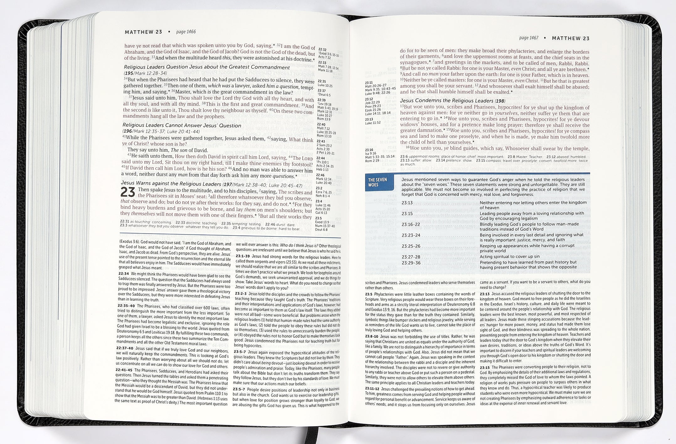 KJV Life Application Study Bible 3rd Edition Black (Red Letter Edition)