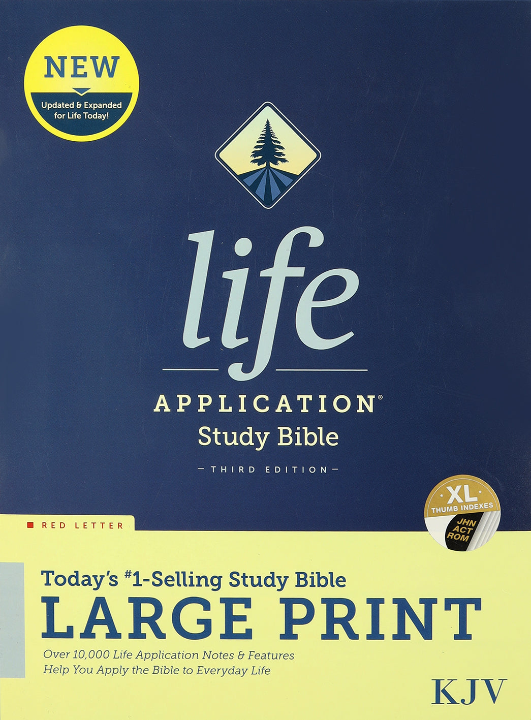 KJV Life Application Study Bible 3rd Edition Large Print Indexed (Red Letter Edition)