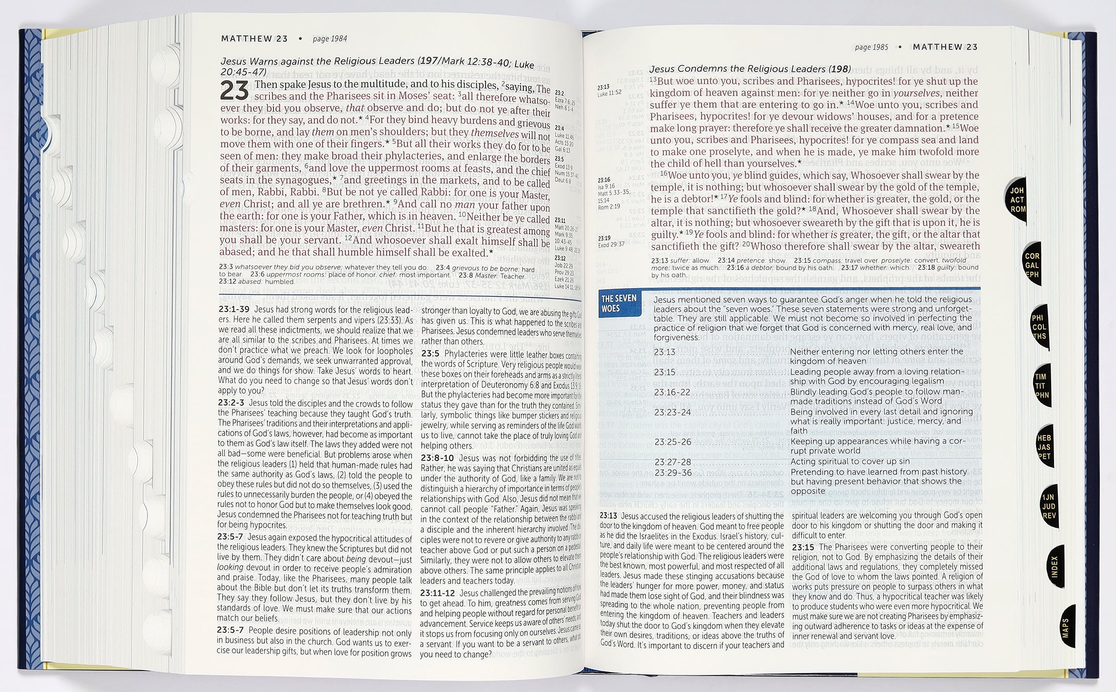 KJV Life Application Study Bible 3rd Edition Large Print Indexed (Red Letter Edition)