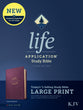 KJV Life Application Study Bible 3rd Edition Large Print Purple (Red Letter Edition)