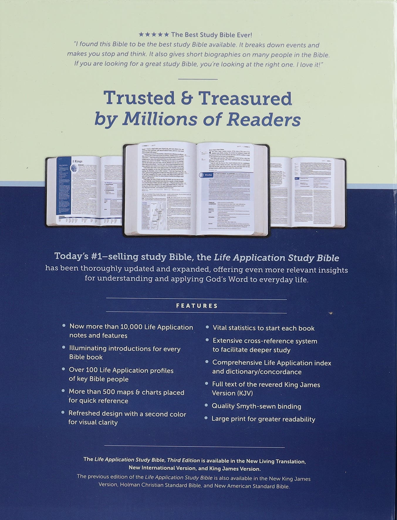 KJV Life Application Study Bible 3rd Edition Large Print Purple Indexed (Red Letter Edition)