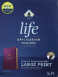 KJV Life Application Study Bible 3rd Edition Large Print Purple Indexed (Red Letter Edition)