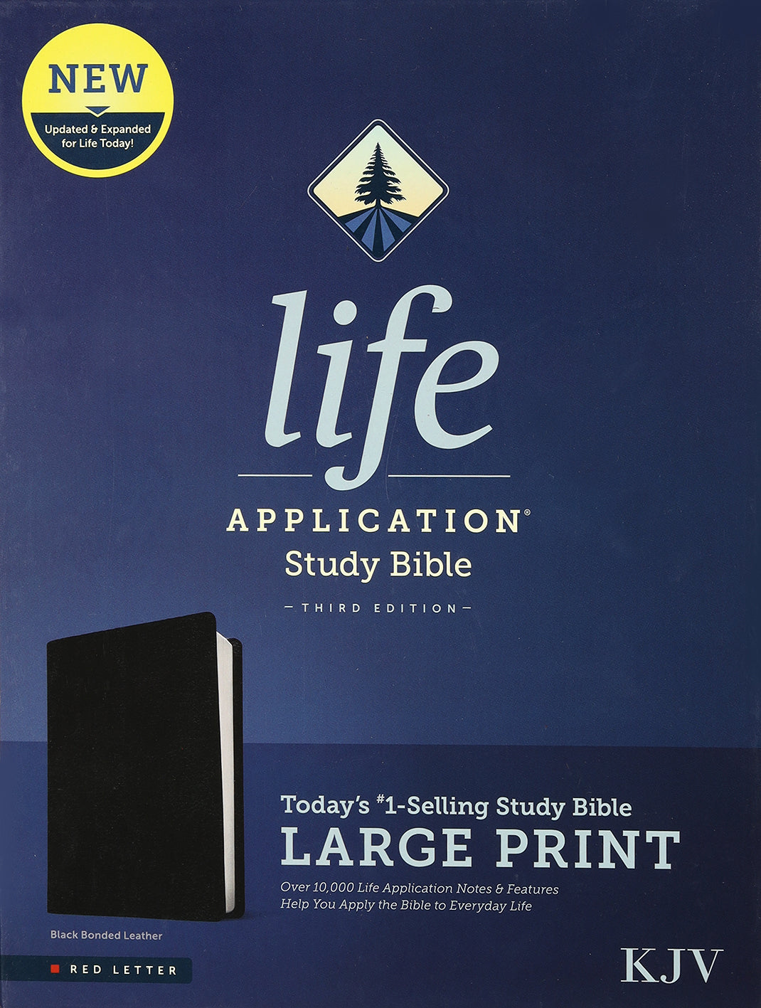KJV Life Application Study Bible 3rd Edition Large Print Black