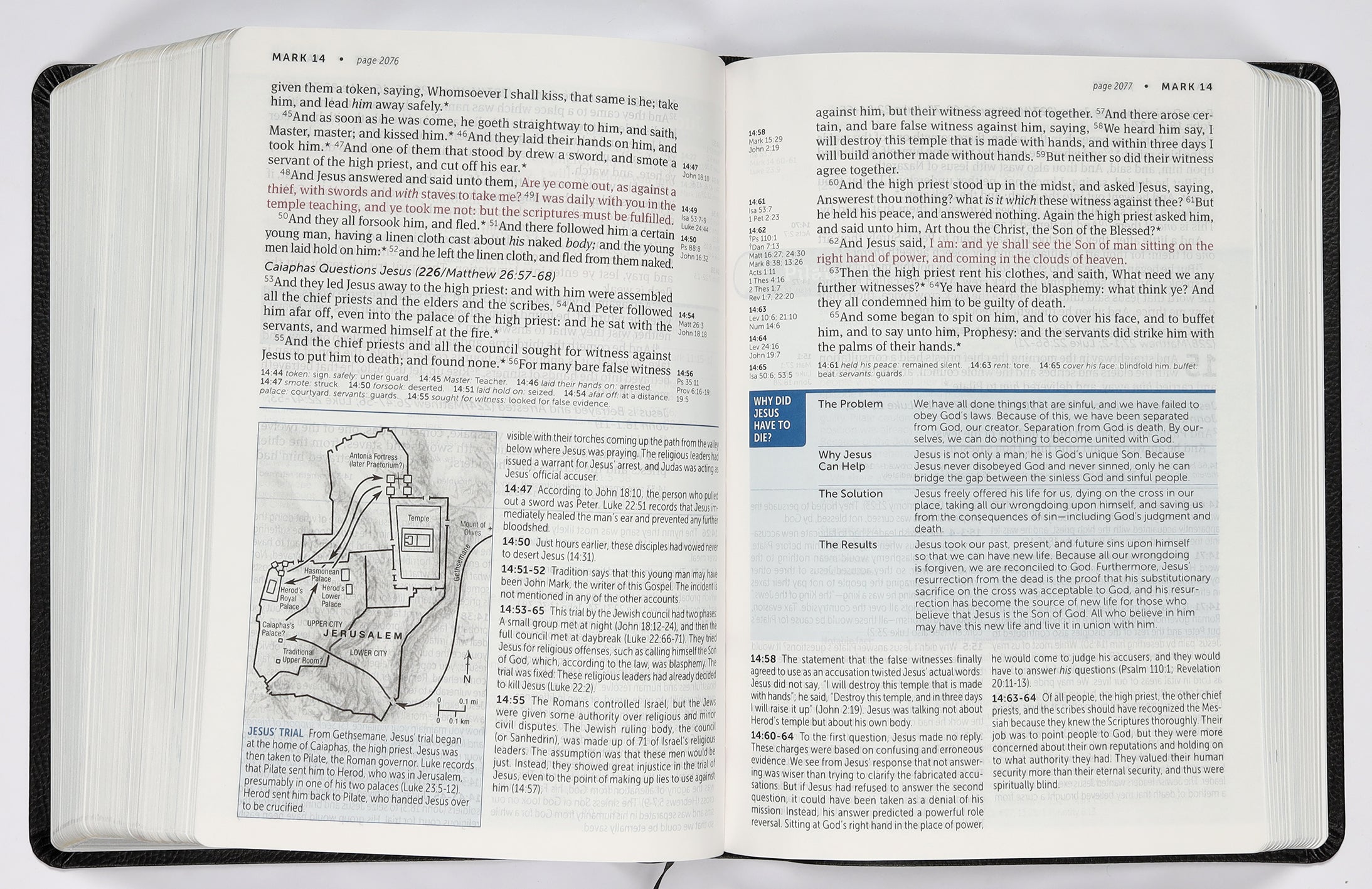 KJV Life Application Study Bible 3rd Edition Large Print Black