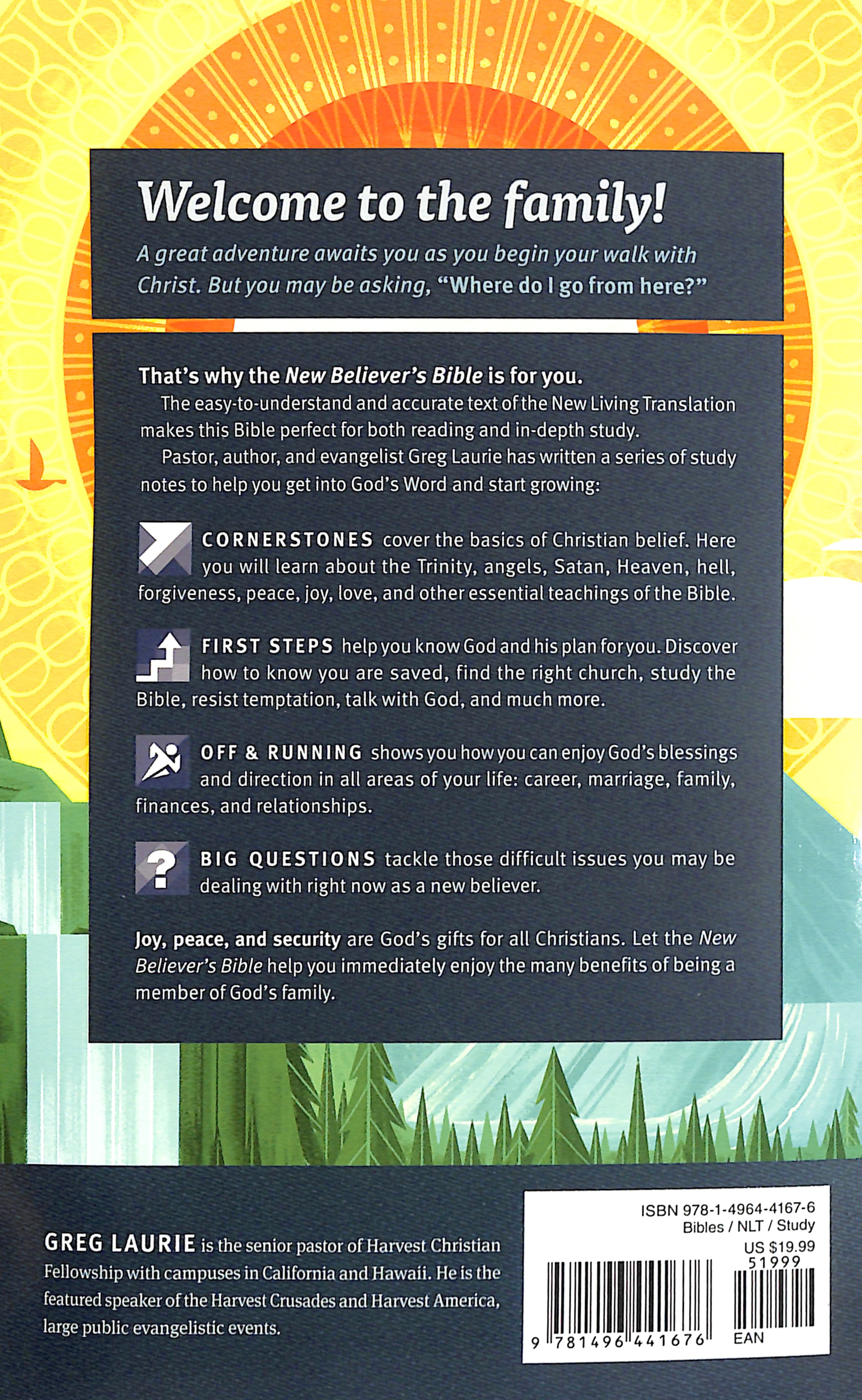 NLT New Believer's Bible: First Steps For New Christians (Black Letter Edition)
