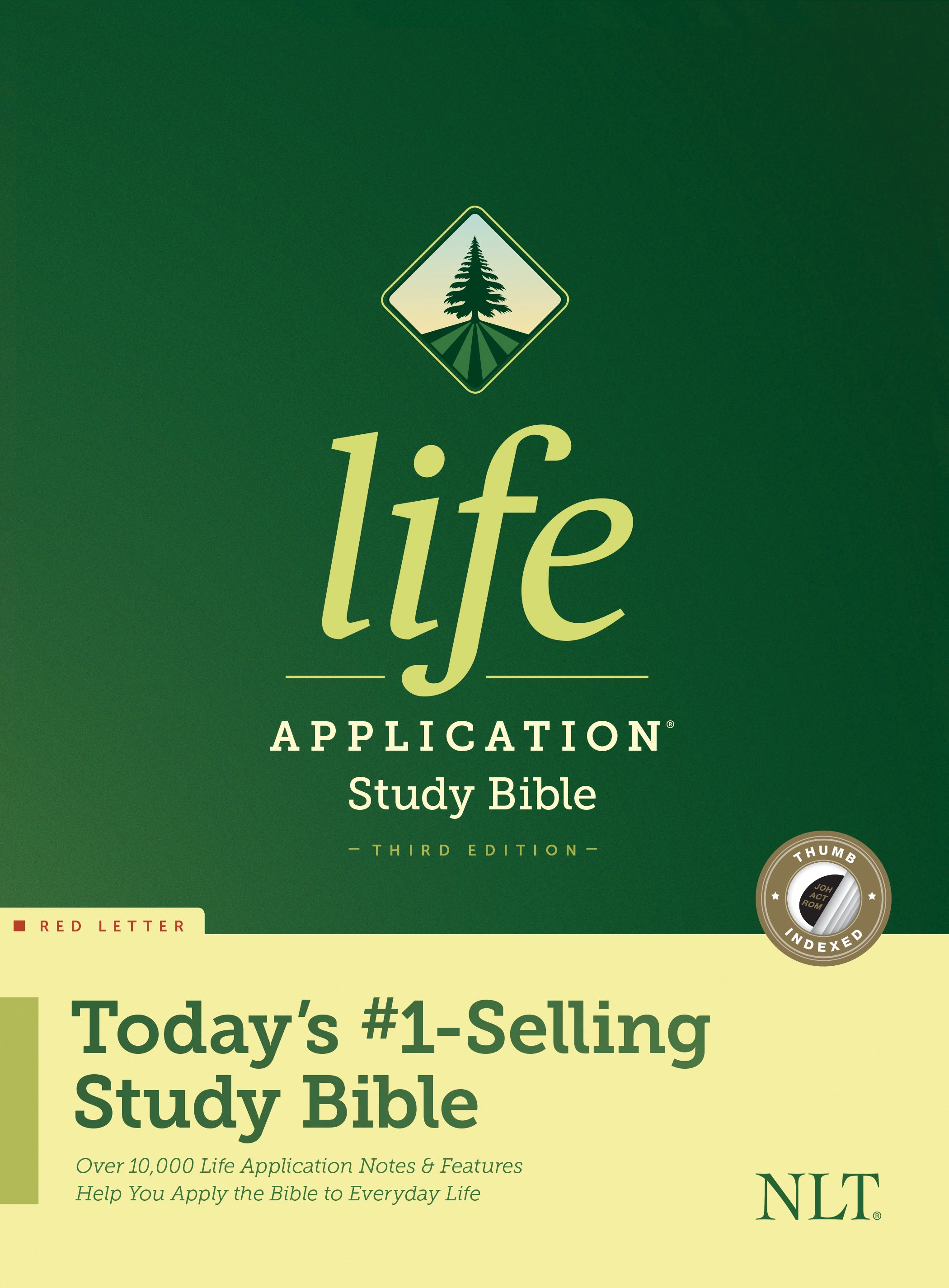 NLT Life Application Study Bible 3rd Edition Indexed (Red Letter Edition)