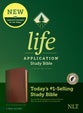 NLT Life Application Study Bible 3rd Edition Brown/Mahogany Indexed (Red Letter Edition)