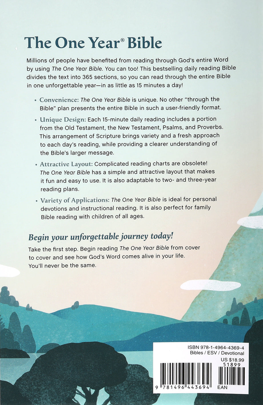 ESV One Year Bible (Black Letter Edition)