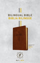 Nlt/Ntv Bilingual Bible/Biblia Bilingue Brown (Black Letter Edition)