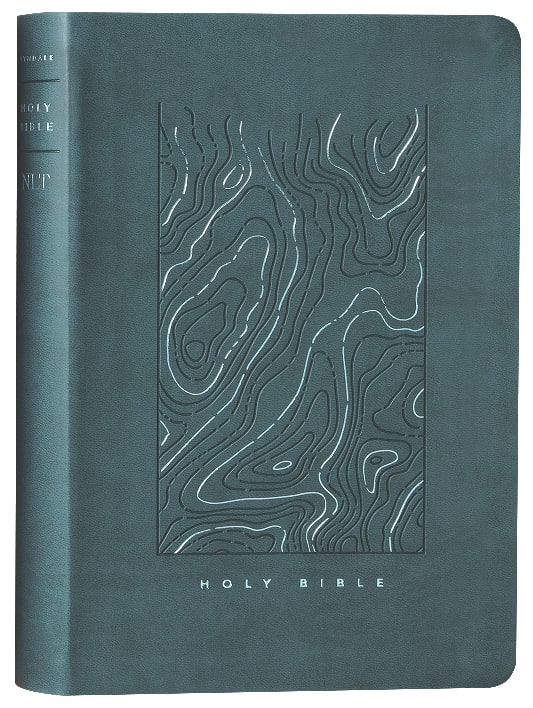 NLT Thinline Reference Bible Earthen Teal Blue Red Letter (Filament Enabled Edition)