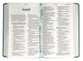 NLT Personal Size Giant Print Bible Filament Enabled Edition Floral Teal (Red Letter Edition)