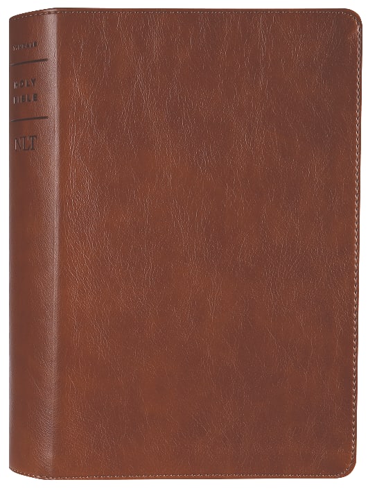NLT Personal Size Giant Print Bible Filament Enabled Edition Rustic Brown (Red Letter Edition)