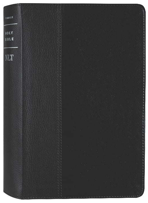 NLT Personal Size Giant Print Bible Filament Enabled Edition Black/Onyx (Red Letter Edition)