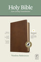 NLT Thinline Reference Bible Rustic Brown Indexed Red Letter (Filament Enable Edition)