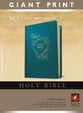 NLT Holy Bible Giant Print Teal Blue (Red Letter Edition)