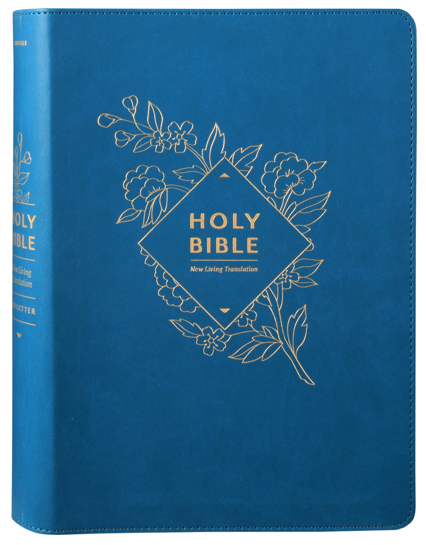NLT Holy Bible Giant Print Teal Blue Indexed (Red Letter Edition)