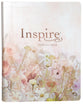 NLT Inspire Catholic Bible Large Print Pink Fields With Rose Gold (Black Letter Edition)