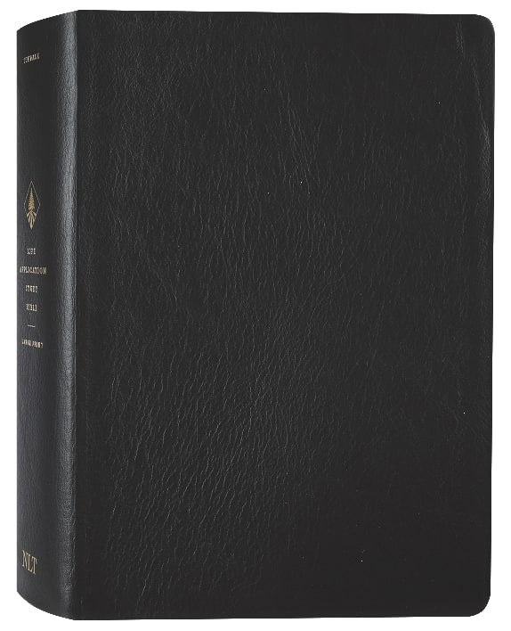 NLT Life Application Study Bible 3rd Edition Large Print Black (Red Letter Edition)