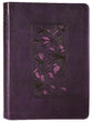 KJV Large Print Thinline Reference Bible Filament Enabled Edition Floral Frame Purple (Red Letter Edition)
