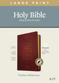 KJV Large Print Thinline Reference Bible Filament Enabled Edition Burgundy Indexed (Red Letter Edition)