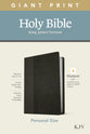 KJV Personal Size Giant Print Bible Filament Enabled Edition Black/Onyx (Red Letter Edition)