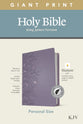KJV Personal Size Giant Print Bible Filament Enabled Edition Indexed Peony Lavender (Red Letter Edition)