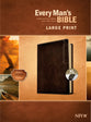 NIV Every Man's Bible Large Print Deluxe Explorer Edition Indexed Rustic Brown