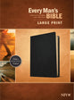 NIV Every Man's Bible Large Print Black