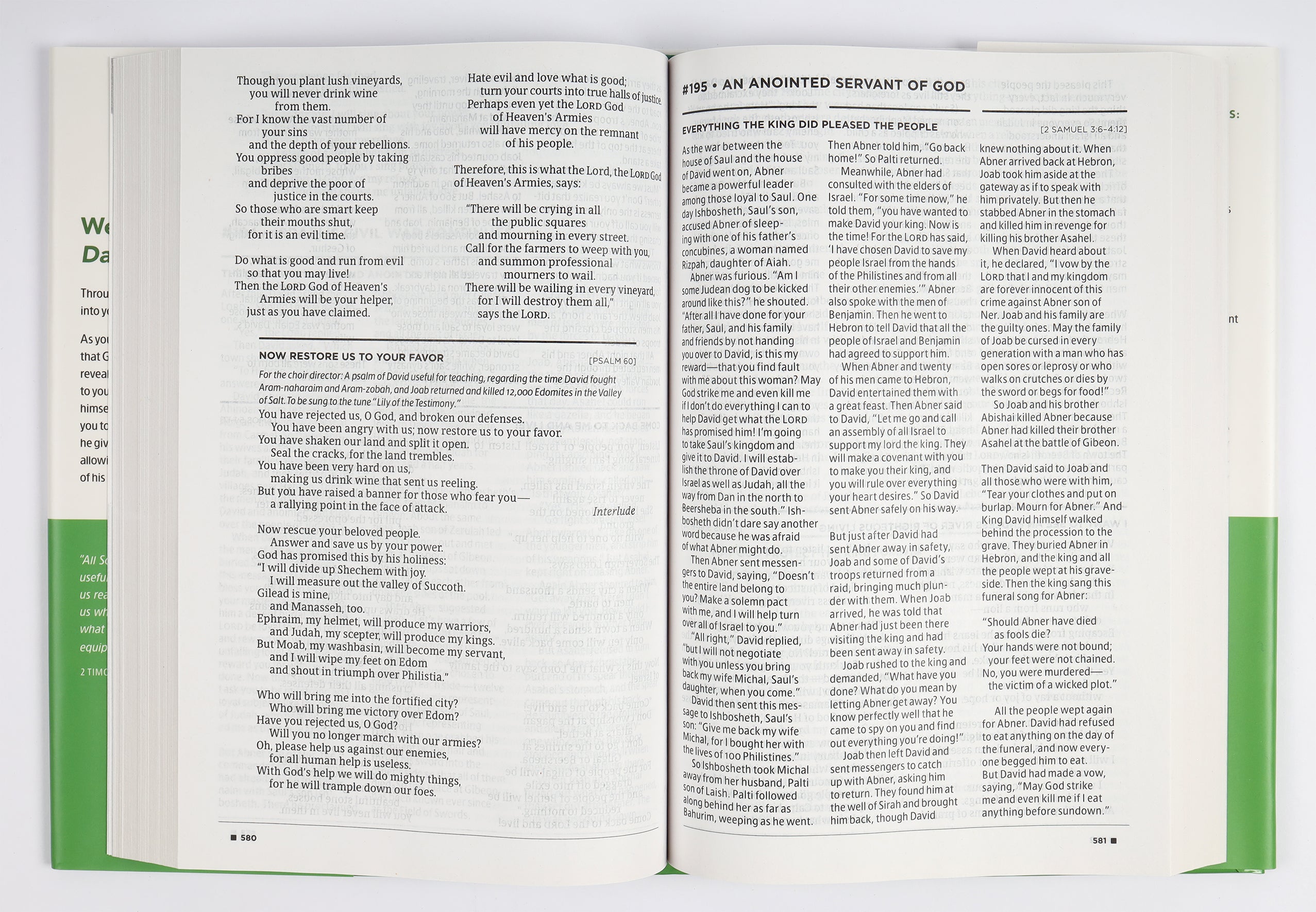 NLT Daily Reader's Bible (Red Letter Edition)