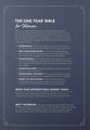 NLT The One Year Bible for Women, Birdsong Teal