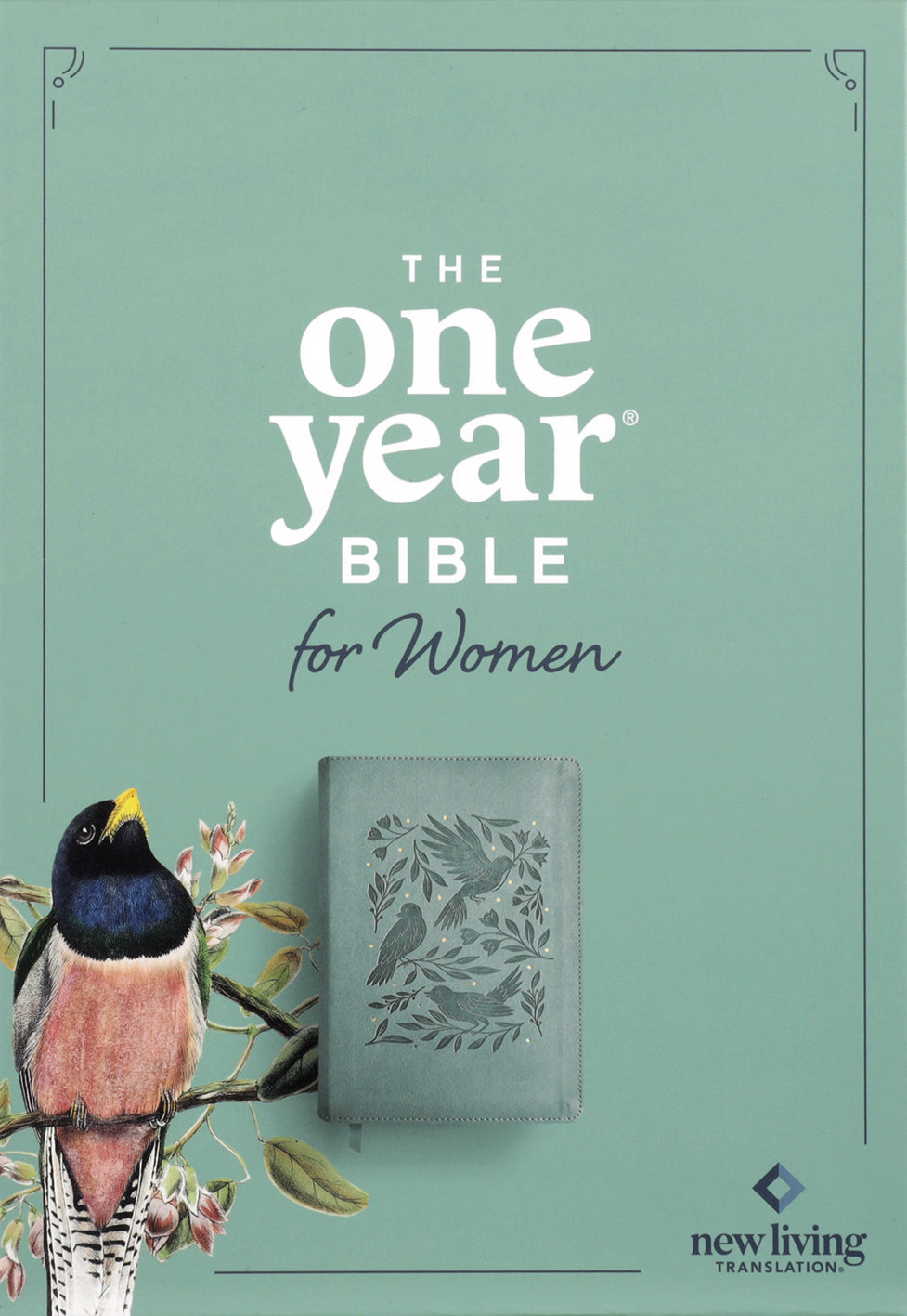 NLT The One Year Bible for Women, Birdsong Teal