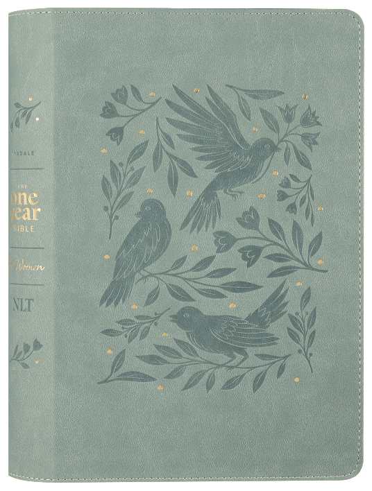 NLT The One Year Bible for Women, Birdsong Teal
